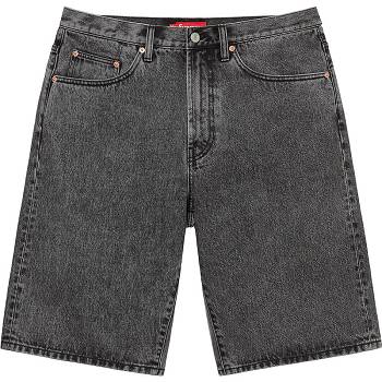Supreme Baggy Denim Sortky Siva | SK235GL