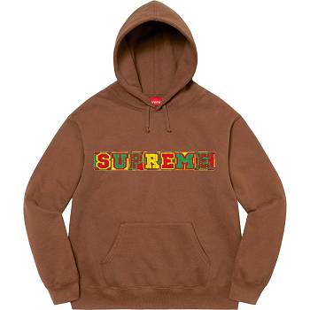 Supreme Beaded S Kapucňou Mikiny Hnede | SK318ZG