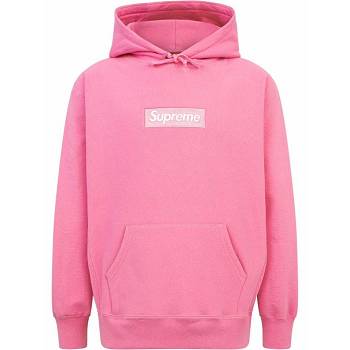 Supreme Box Logo Mikiny S Kapucňou Ruzove | SK104FM