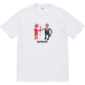 Supreme Business Tee Tricko Béžové | SK379EX