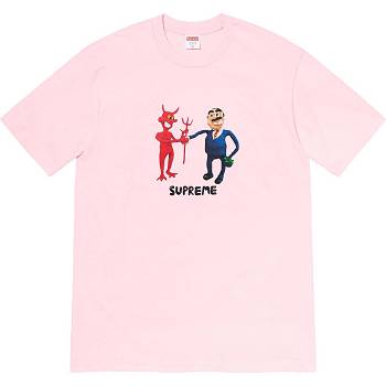 Supreme Business Tee Tricko Ruzove | SK375NB
