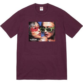 Supreme Eyewear Tee Tricko Bordove | SK363DN