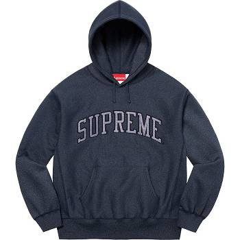 Supreme Glitter Arc S Kapucňou Mikiny Námornícka Modrá | SK296BC
