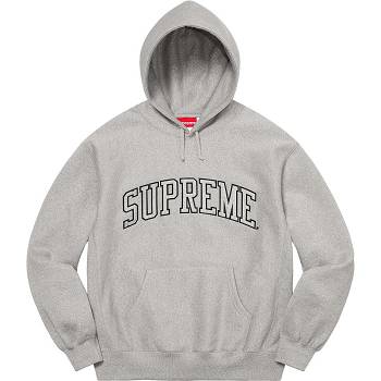 Supreme Glitter Arc S Kapucňou Mikiny Siva | SK292ZG