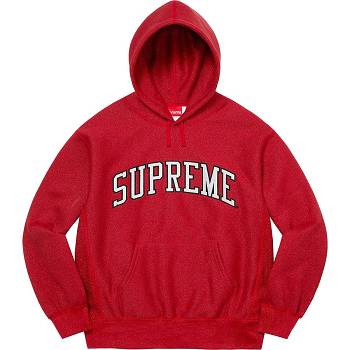 Supreme Glitter Arc S Kapucňou Mikiny Červené | SK295VD
