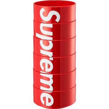 Supreme Heller Bowls (Set of 6) Doplnky Červené | SK412PQ