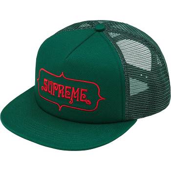 Supreme Highest Mesh Back 5-Panel Klobuky Zelene | SK462IS