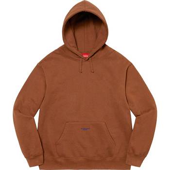 Supreme Micro Logo Mikiny S Kapucňou Hnede | SK120RW