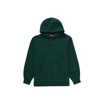 Supreme Number One S Kapucňou Mikiny Zelene | SK328RW