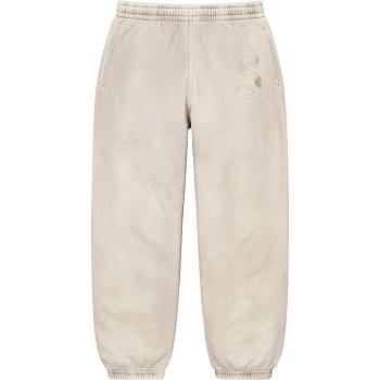 Supreme Overdyed S Logo Sweatpant Nohavice Béžové | SK189XF