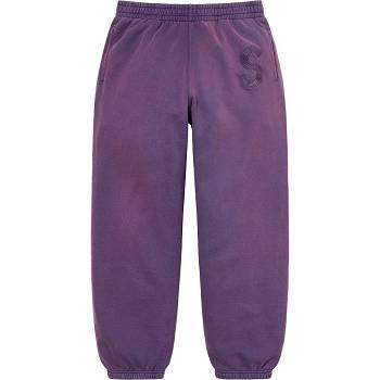 Supreme Overdyed S Logo Sweatpant Nohavice Nachový | SK190CE