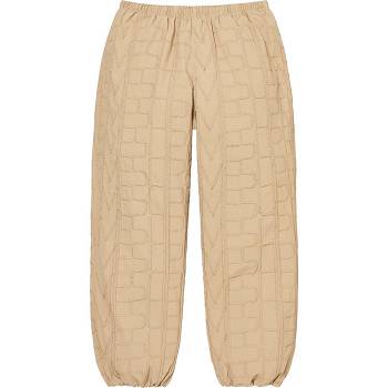 Supreme Repeat Stitch Tracking Pant Nohavice Hnede | SK193NB