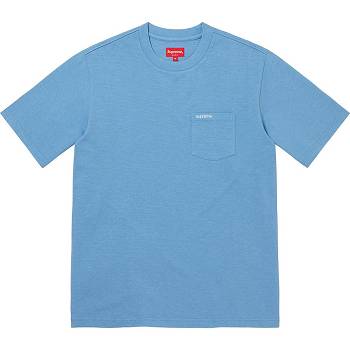 Supreme S/S Pocket Tee Svetre Tyrkysové | SK275EX