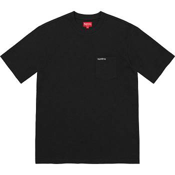 Supreme S/S Pocket Tee Svetre Čierne | SK271NB