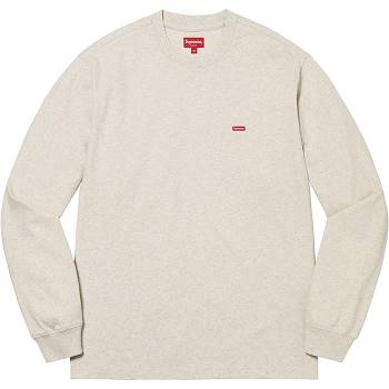 Supreme Small Box L/S Tee Svetre Béžové | SK248WY