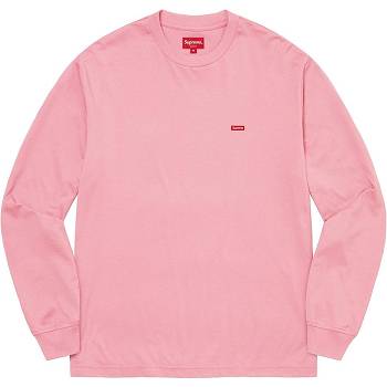 Supreme Small Box L/S Tee Svetre Ruzove | SK247QZ