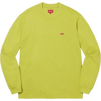 Supreme Small Box L/S Tee Svetre Zelene | SK245NB
