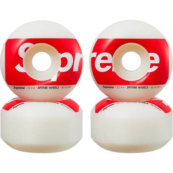 Supreme Spitfire® Shop Wheels (Set of 4) Skateboard Doplnky Biele | SK415DN