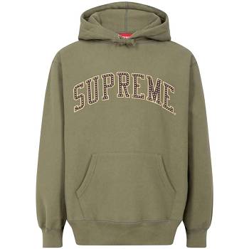 Supreme Stars Arc Mikiny S Kapucňou Zelene | SK127AP