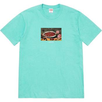 Supreme Strawberries Tee Tricko Aqua | SK344ZG