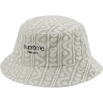 Supreme Terry Pattern Crusher Klobuky Siva | SK451VD