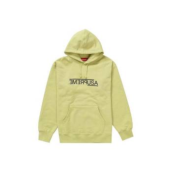 Supreme USA S Kapucňou Mikiny Žlté | SK336SO