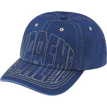 Supreme Visor Stitch 6-Panel Klobuky Námornícka Modrá | SK465AP