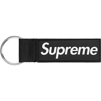 Supreme Webbing Keychain Doplnky Čierne | SK409UT