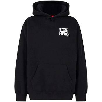 Supreme X Antihero Mikiny S Kapucňou Čierne | SK132HK