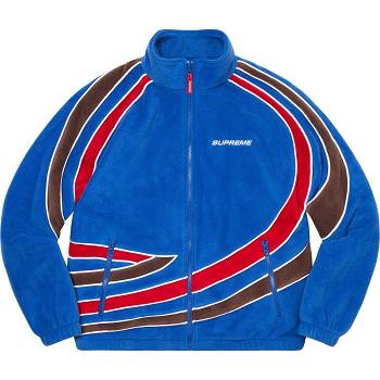 Supreme Zavodne Fleece Bundy Modre | SK148YU
