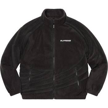 Supreme Zavodne Fleece Bundy Čierne | SK147TV